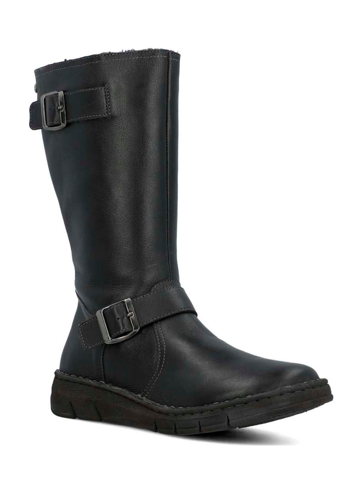 Bota Cuero Mujer Mildre Negra