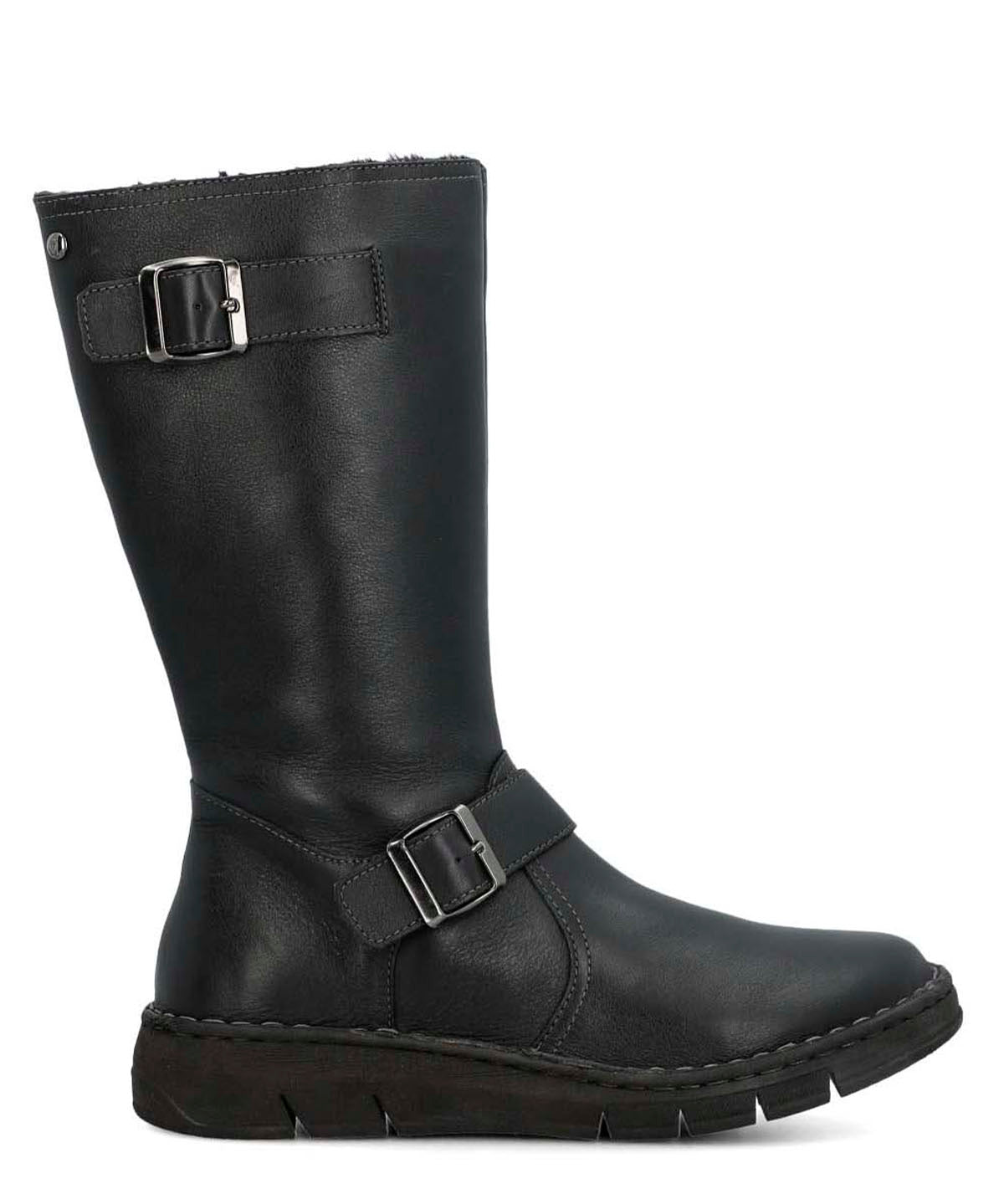 Bota Cuero Mujer Mildre Negra