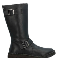Bota Cuero Mujer Mildre Negra