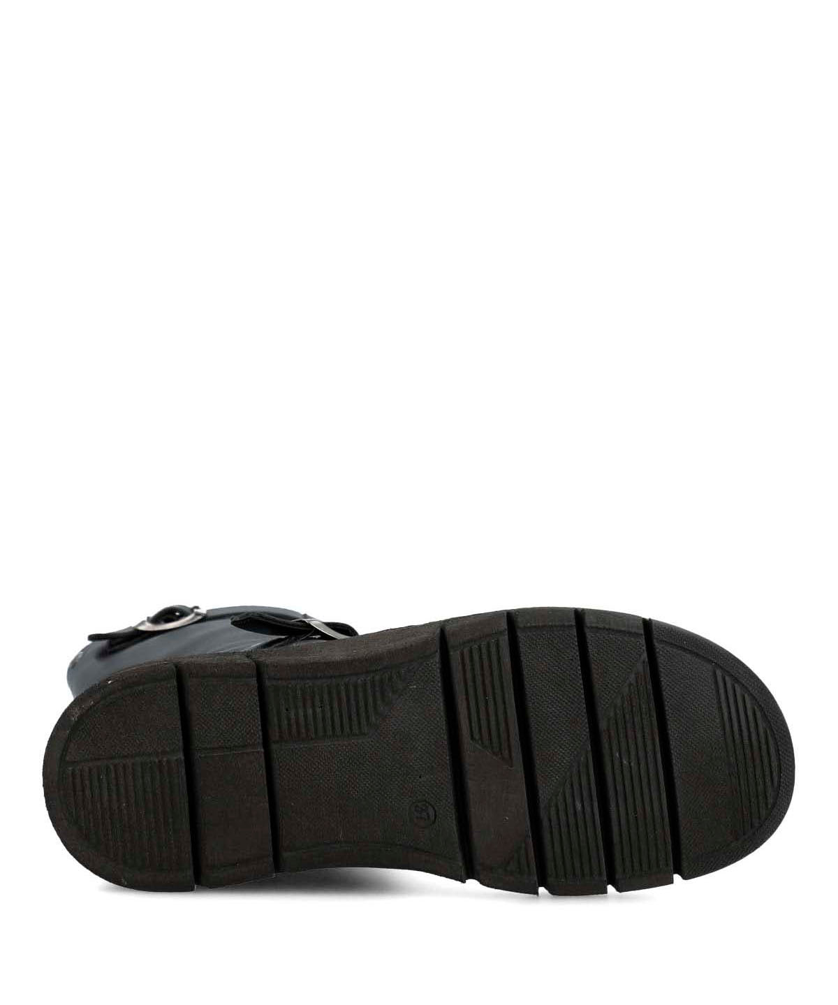 Bota Cuero Mujer Mildre Negra