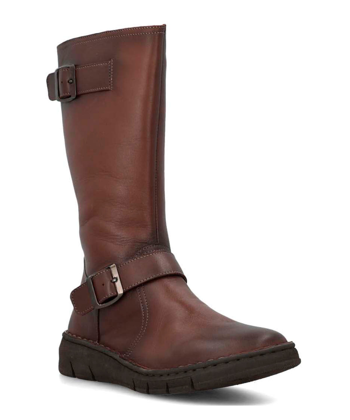 Bota Cuero Mujer Mildre Café