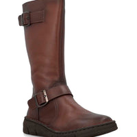 Bota Cuero Mujer Mildre Café