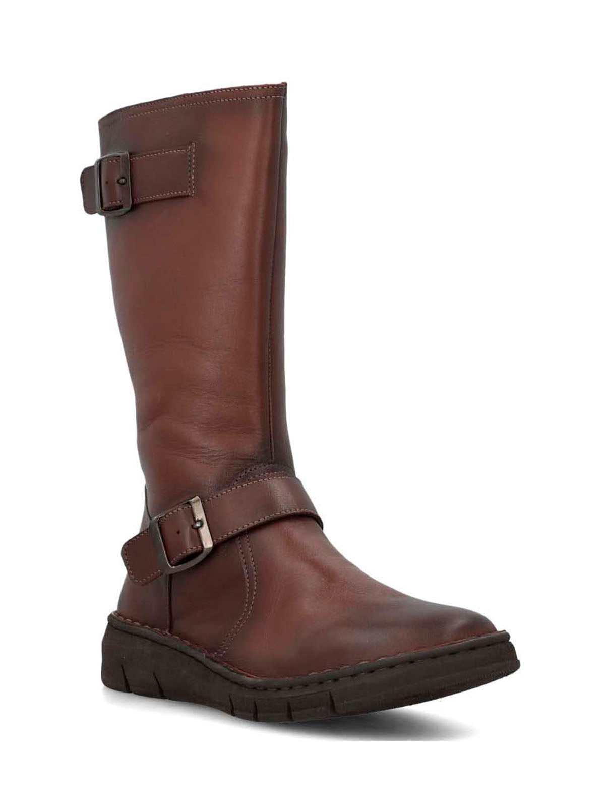 Bota Cuero Mujer Mildre Café