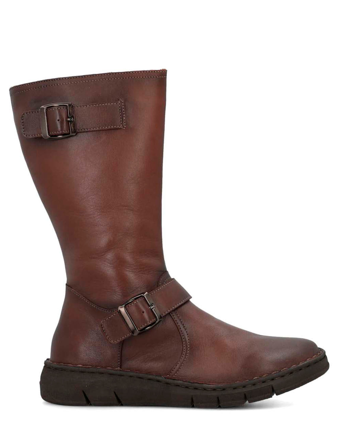 Bota Cuero Mujer Mildre Café