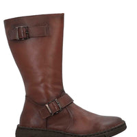 Bota Cuero Mujer Mildre Café