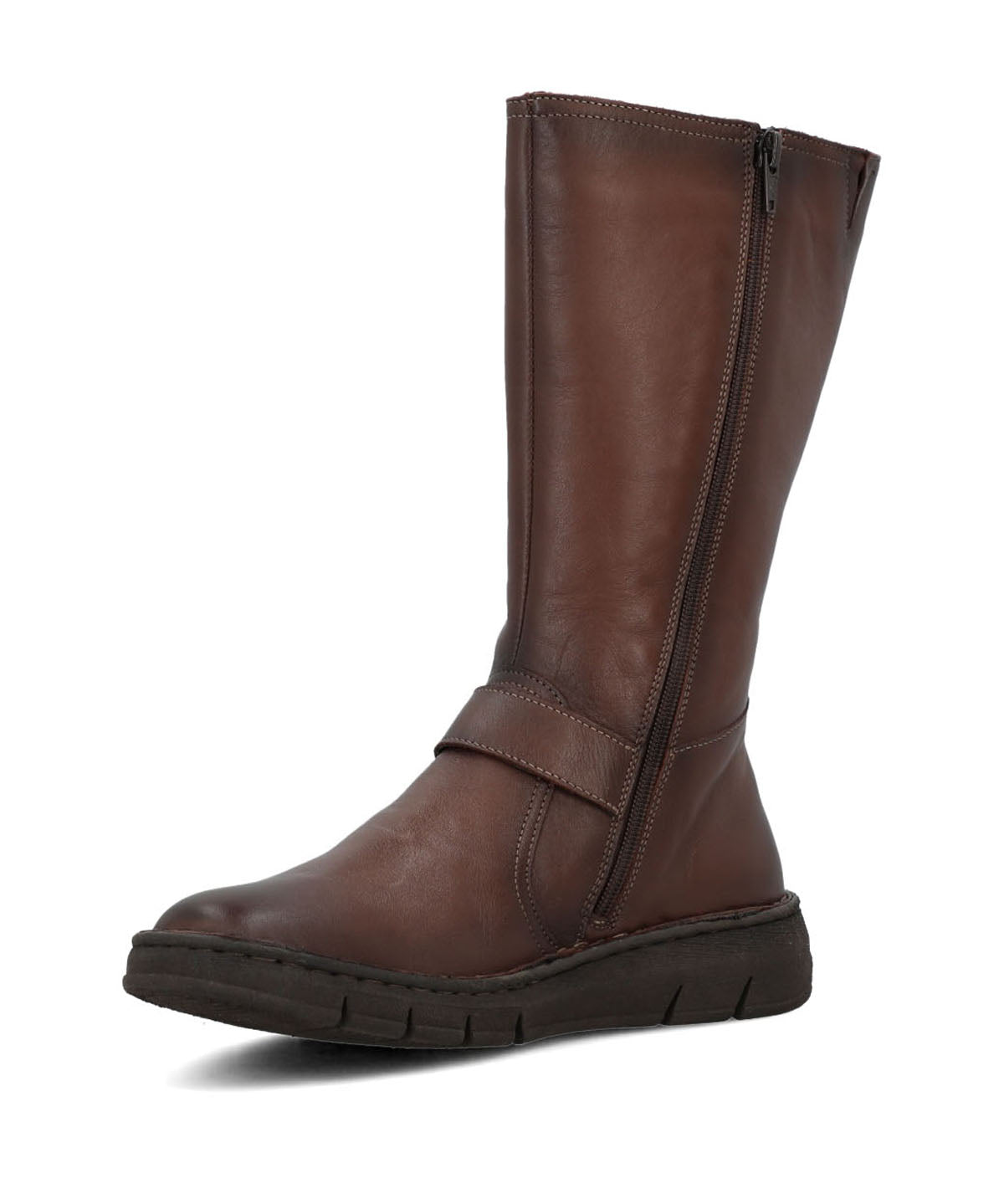 Bota Cuero Mujer Mildre Café