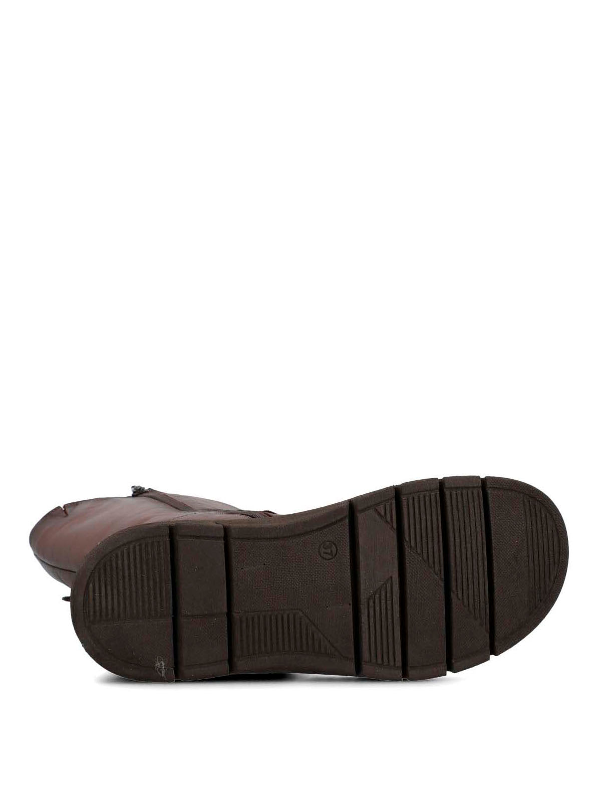 Bota Cuero Mujer Mildre Café