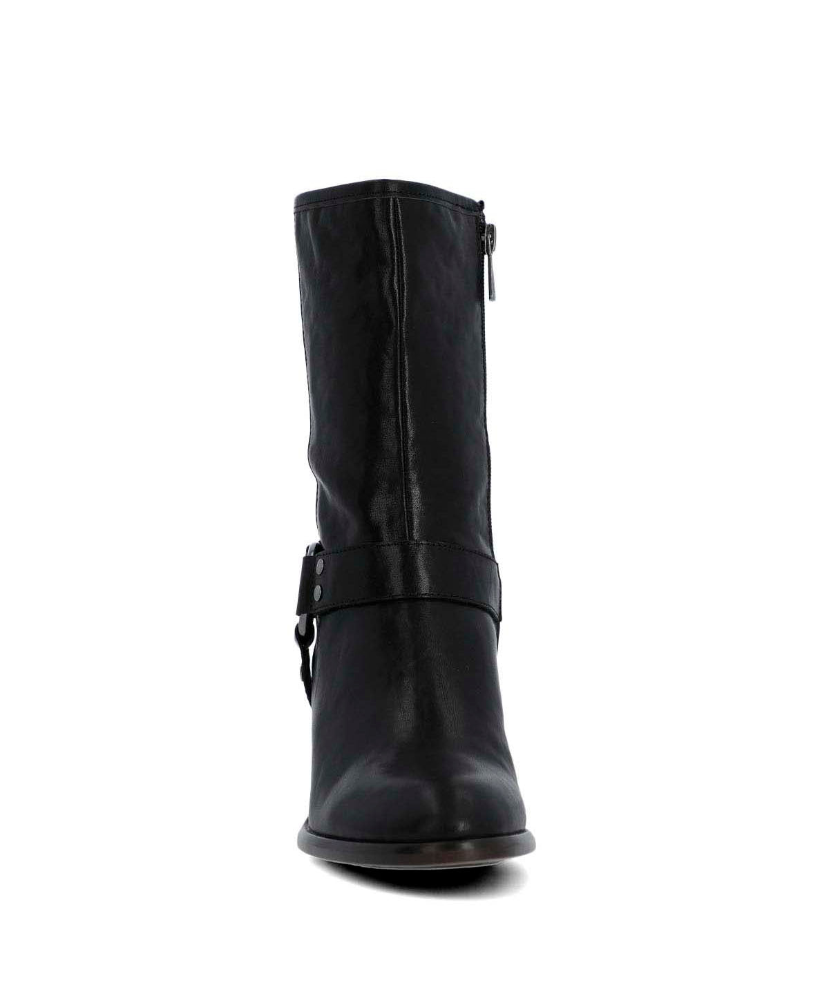 Bota Cuero Mujer Mayda Negra