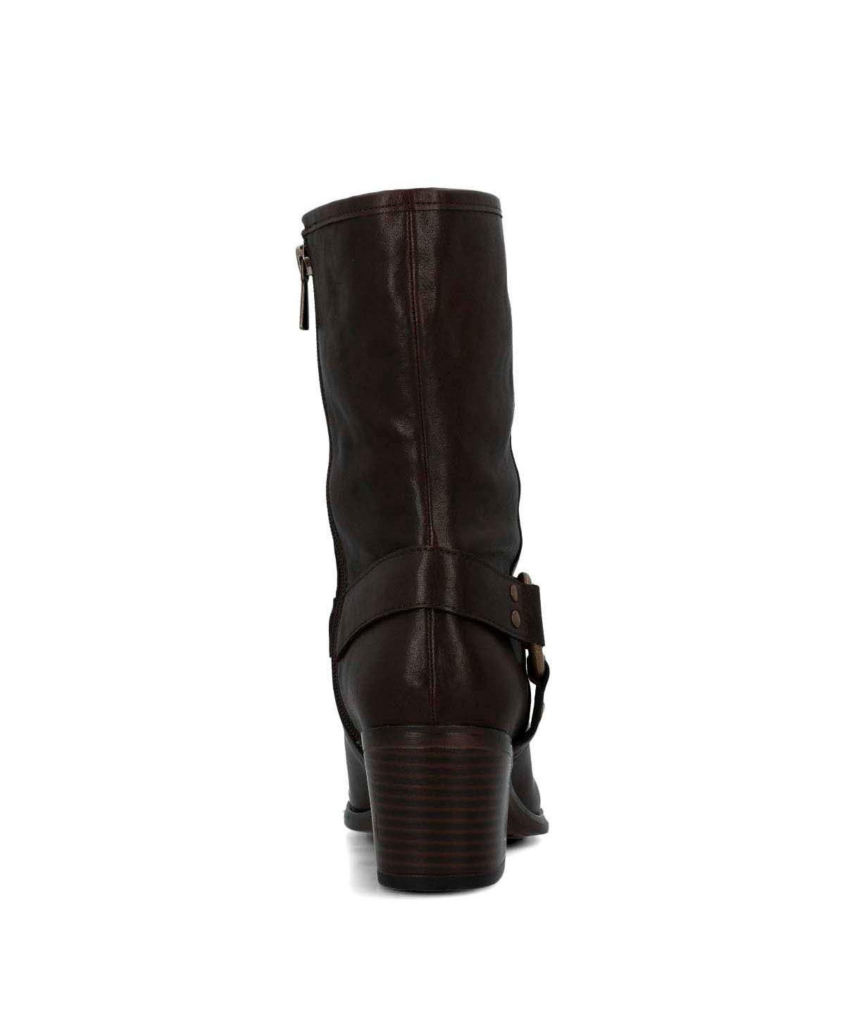 Bota Cuero Mujer Mayda Café