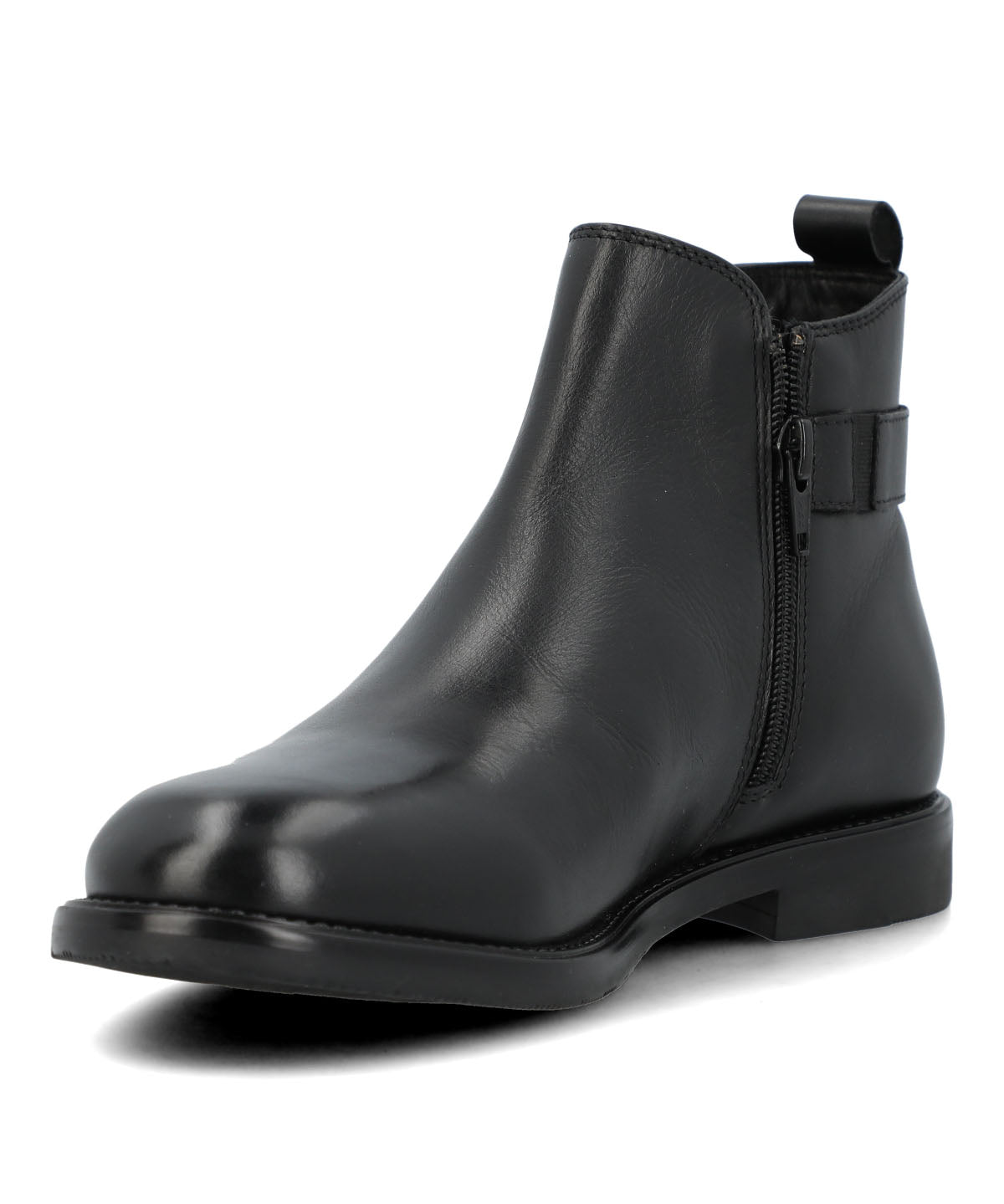 Botin Cuero Mujer Felvi Negro