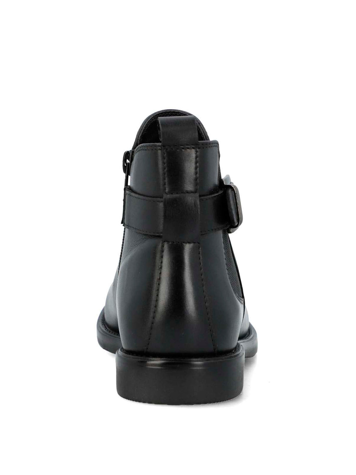 Botin Cuero Mujer Felvi Negro