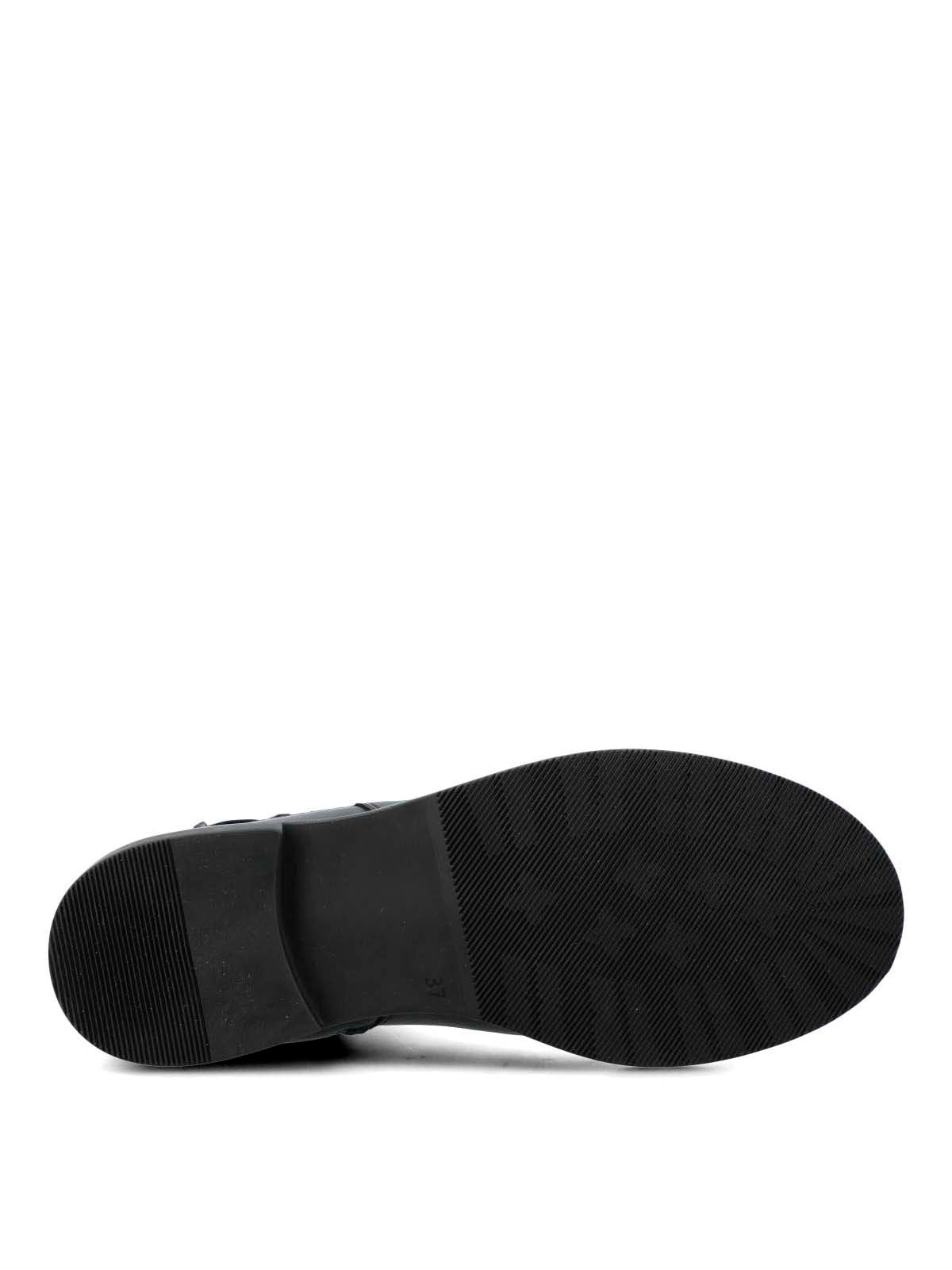 Botin Cuero Mujer Felvi Negro