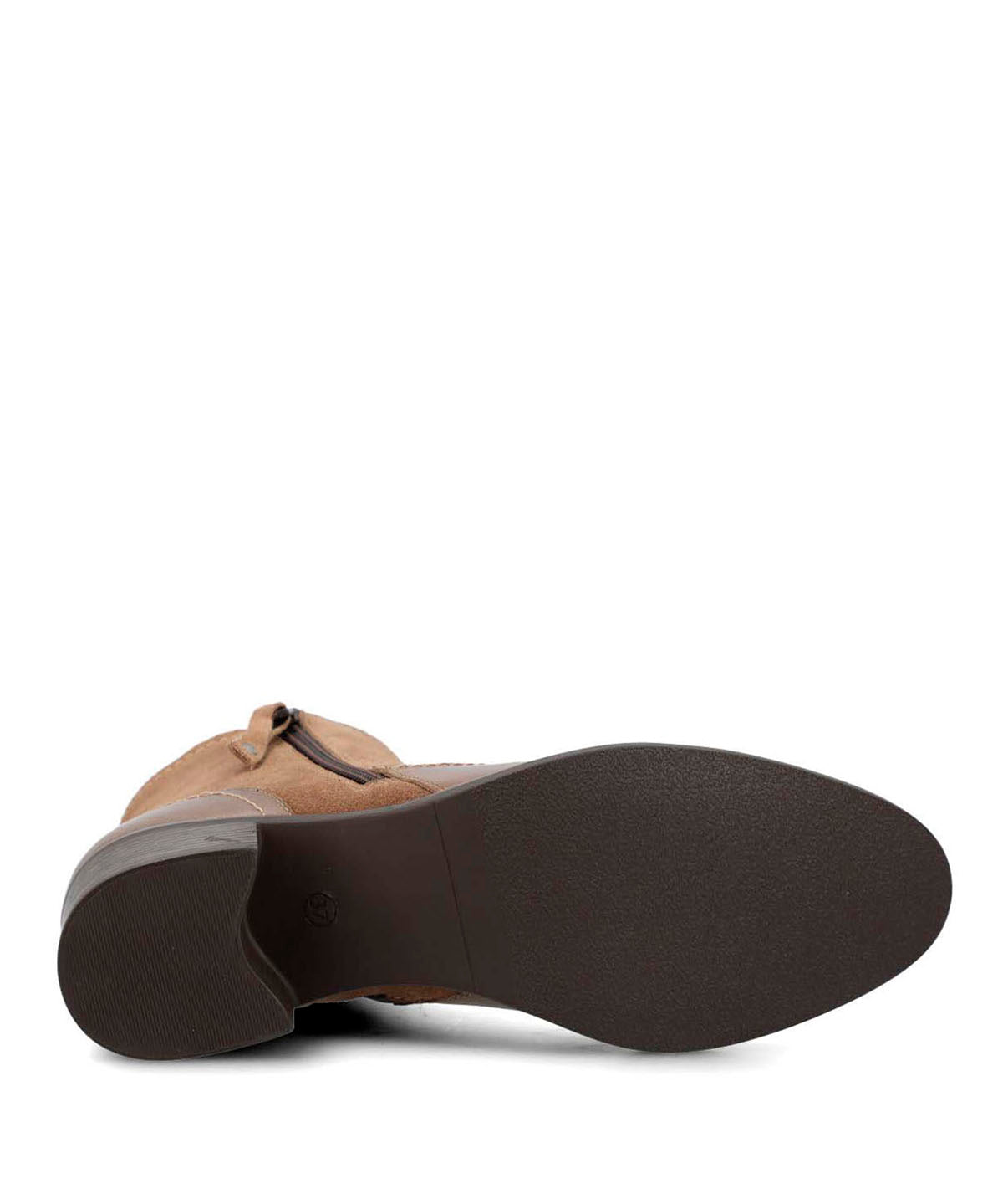 Botin Cuero Mujer Viller Café