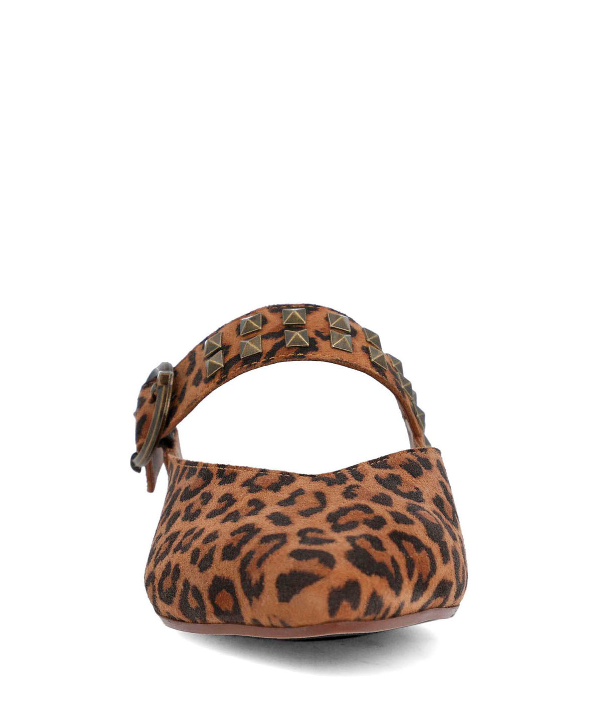 Ballerina Cuero Mujer Sinara Metalizada