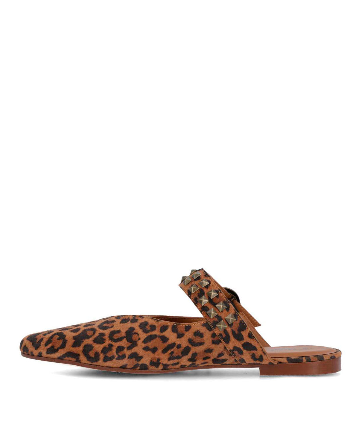 Ballerina Cuero Mujer Sinara Metalizada