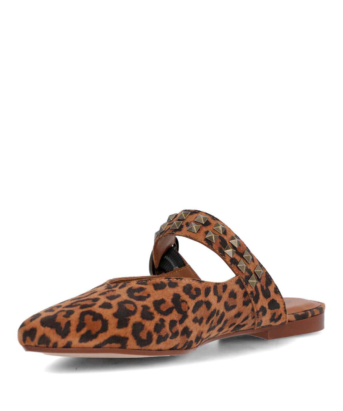 Ballerina Cuero Mujer Sinara Metalizada