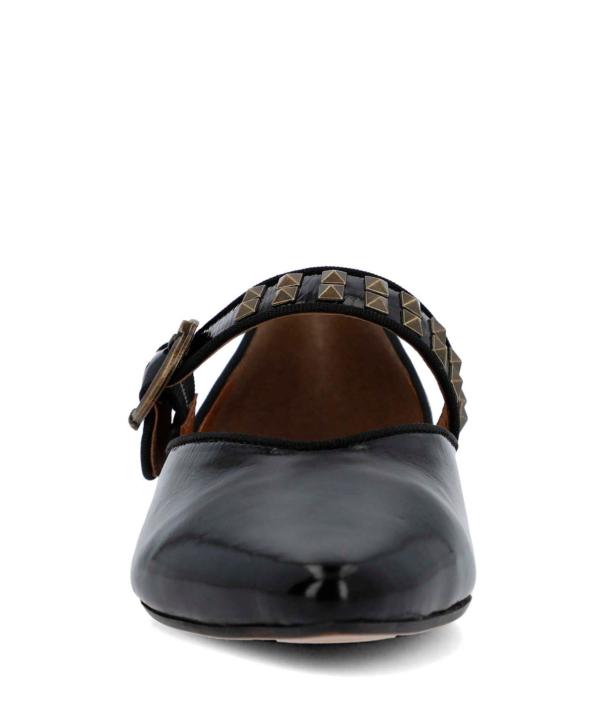 Ballerina Cuero Mujer Alozia Negra