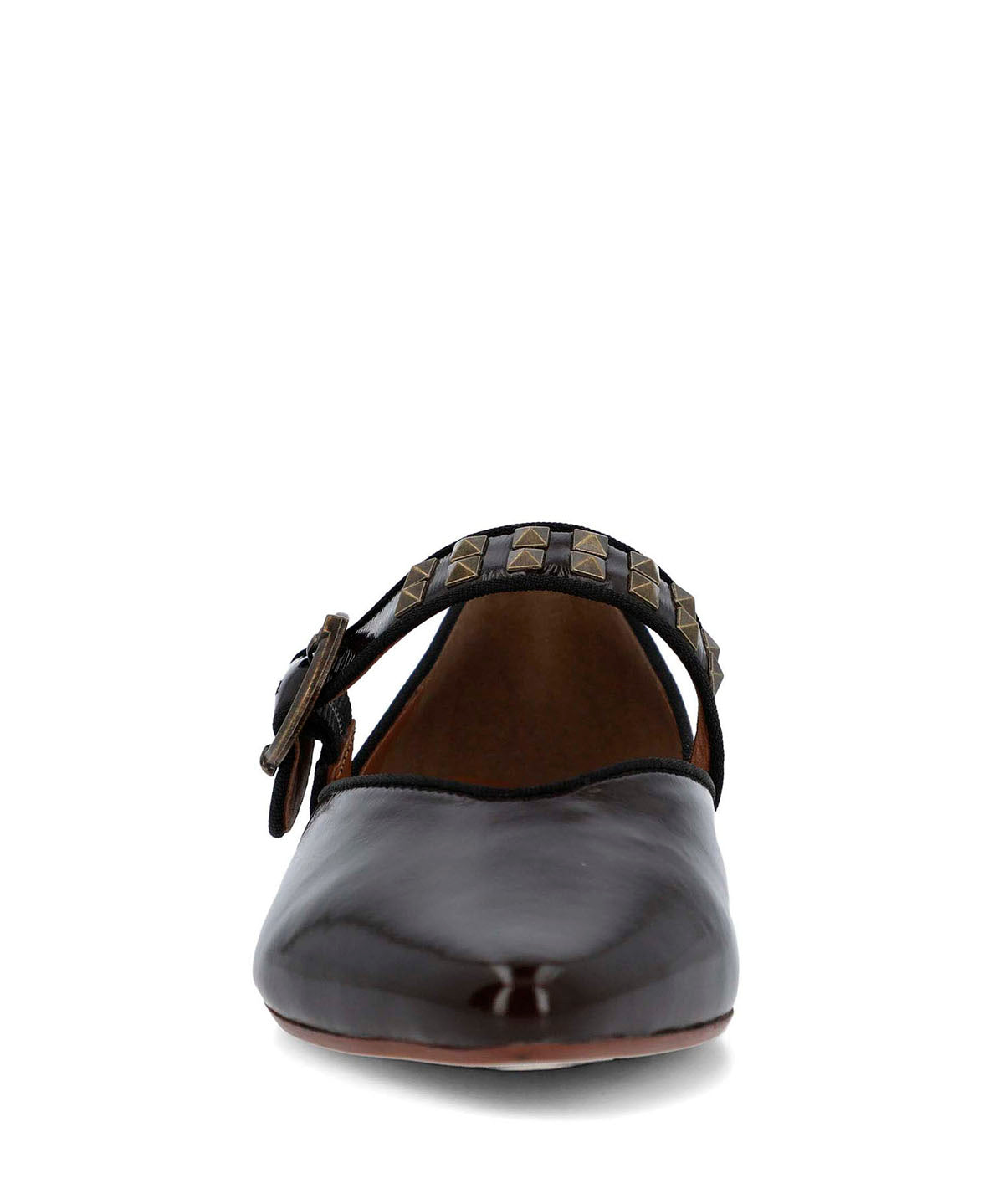 Ballerina Cuero Mujer Alozia Café