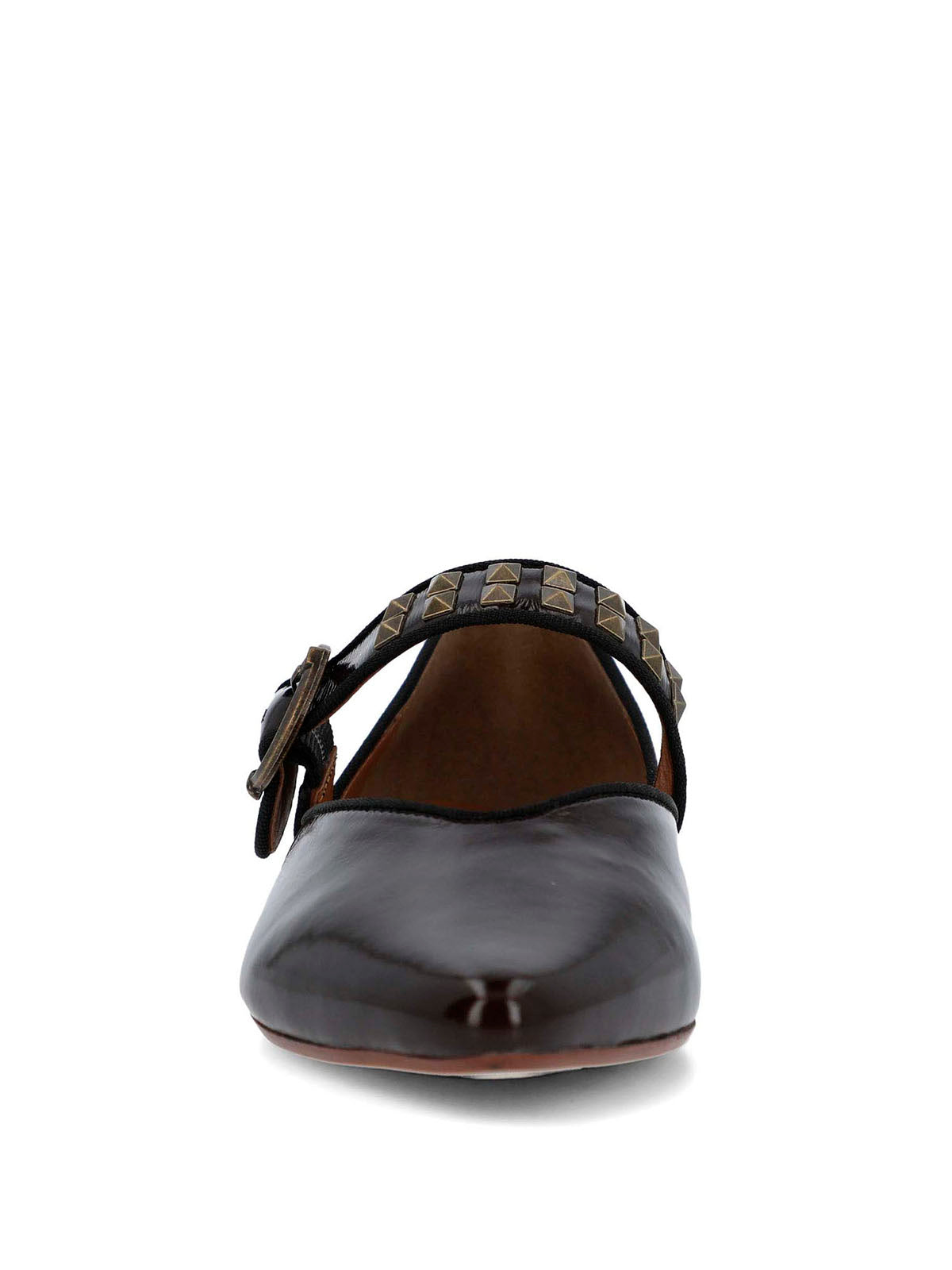 Ballerina Cuero Mujer Alozia Café