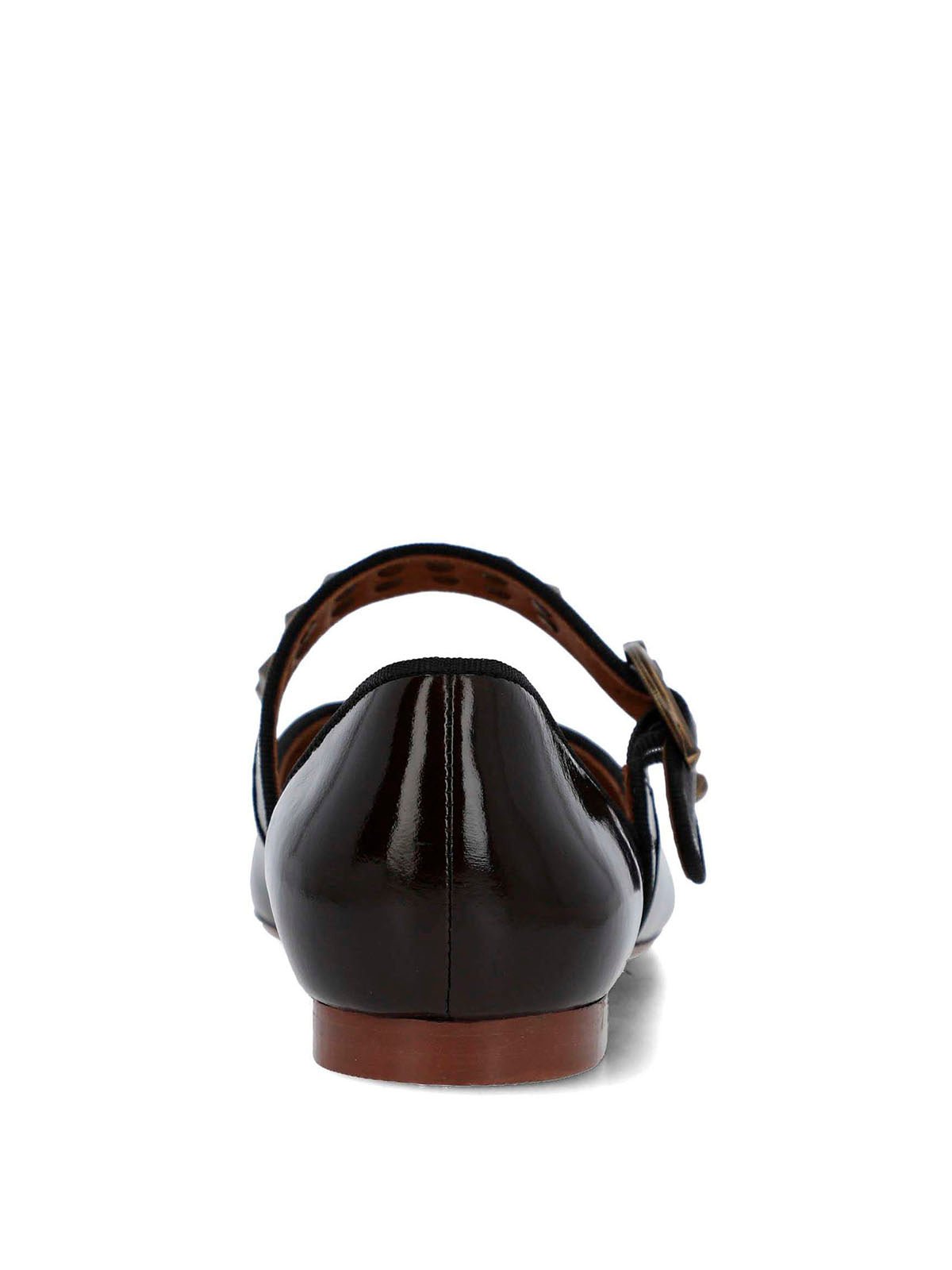 Ballerina Cuero Mujer Alozia Café