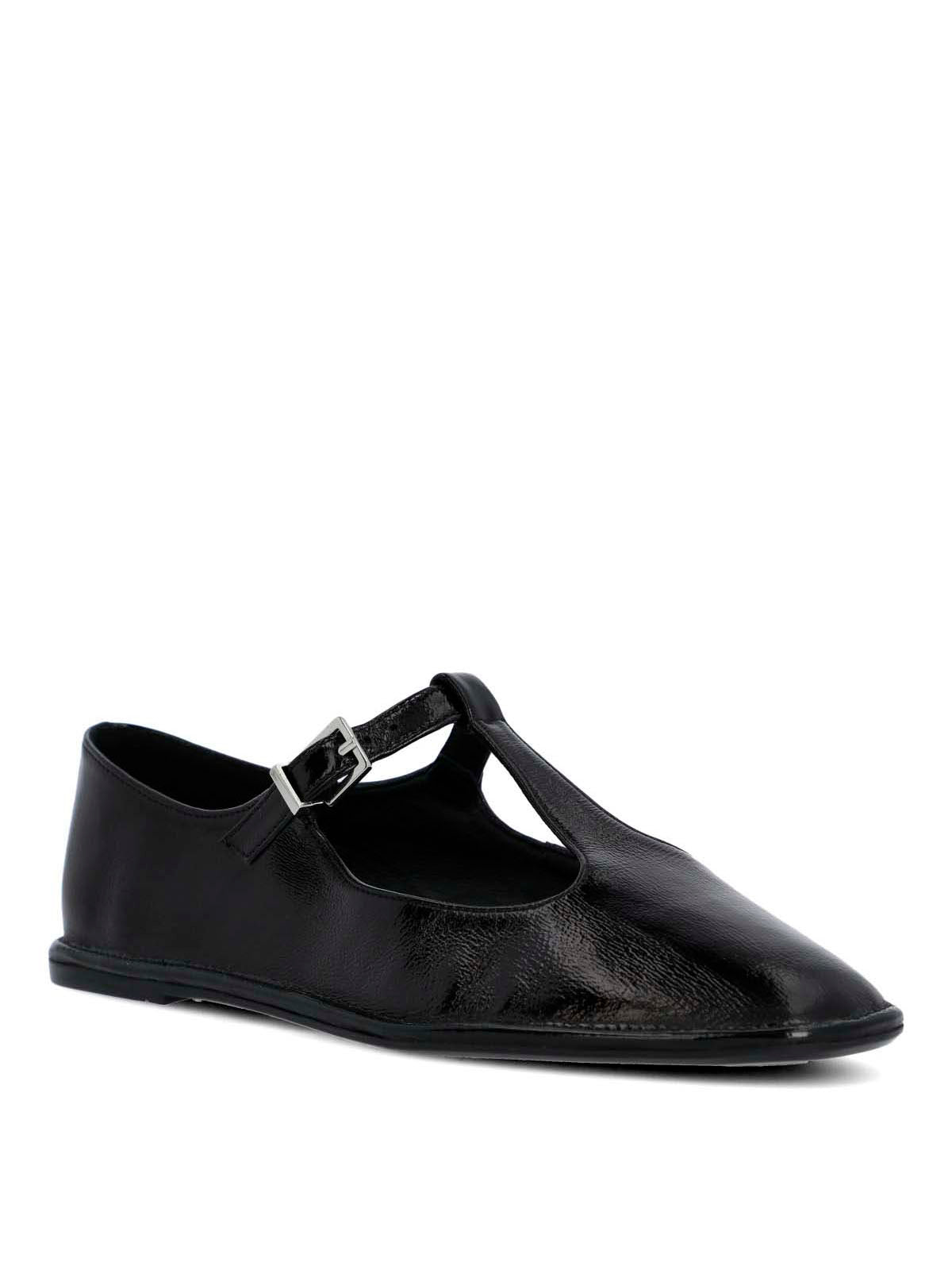 Ballerina Cuero Mujer Merly Negra