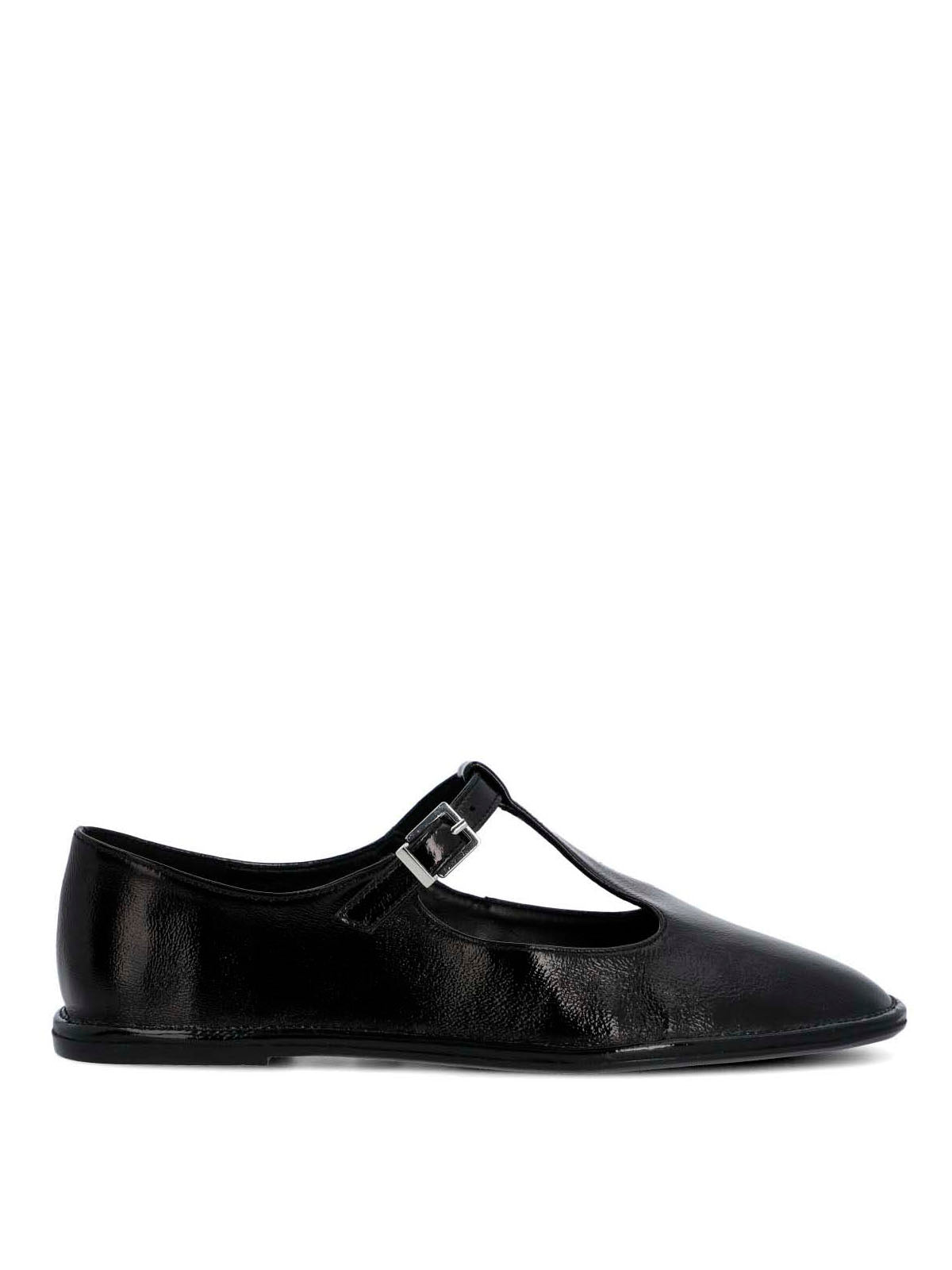 Ballerina Cuero Mujer Merly Negra