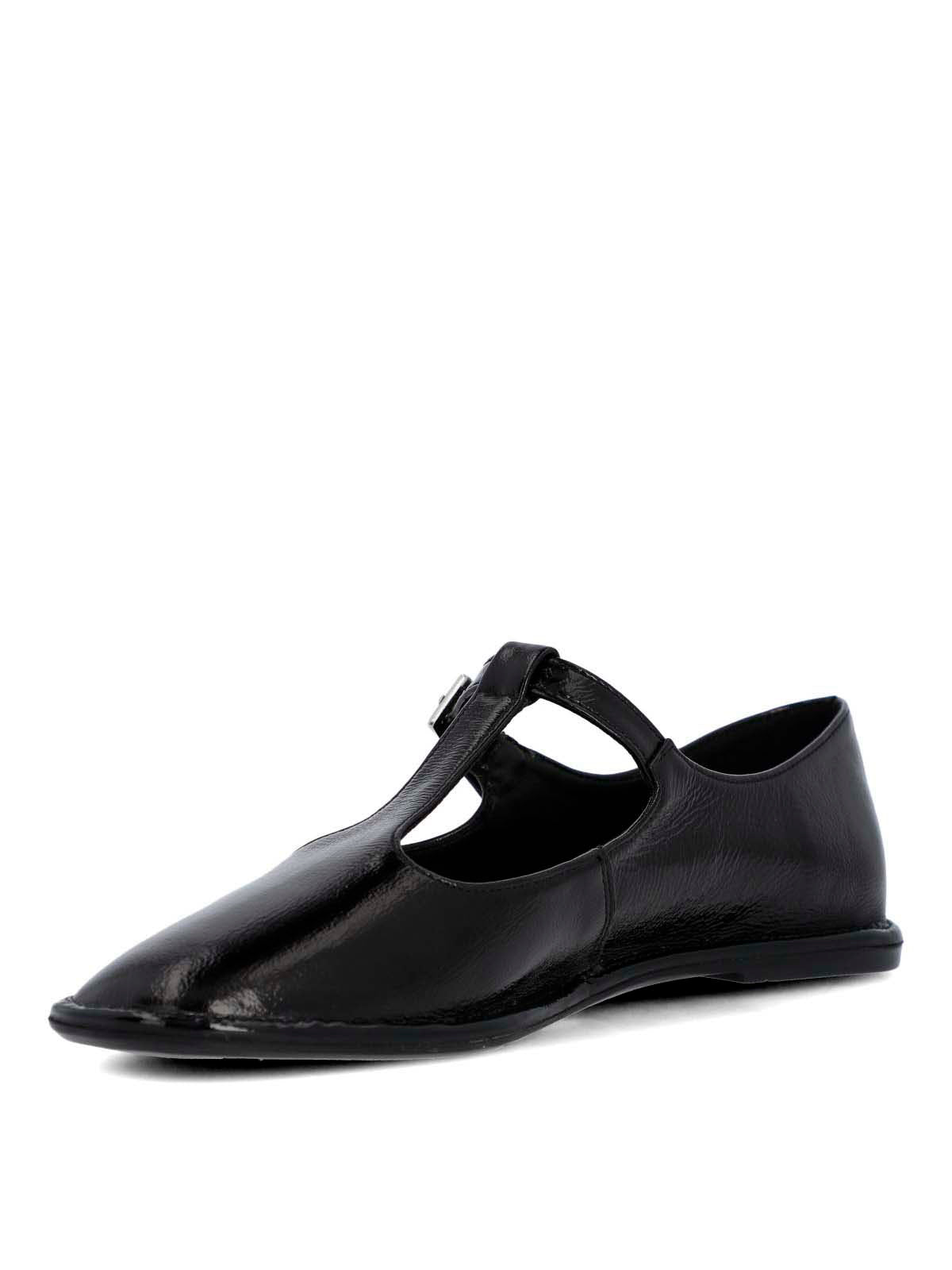 Ballerina Cuero Mujer Merly Negra