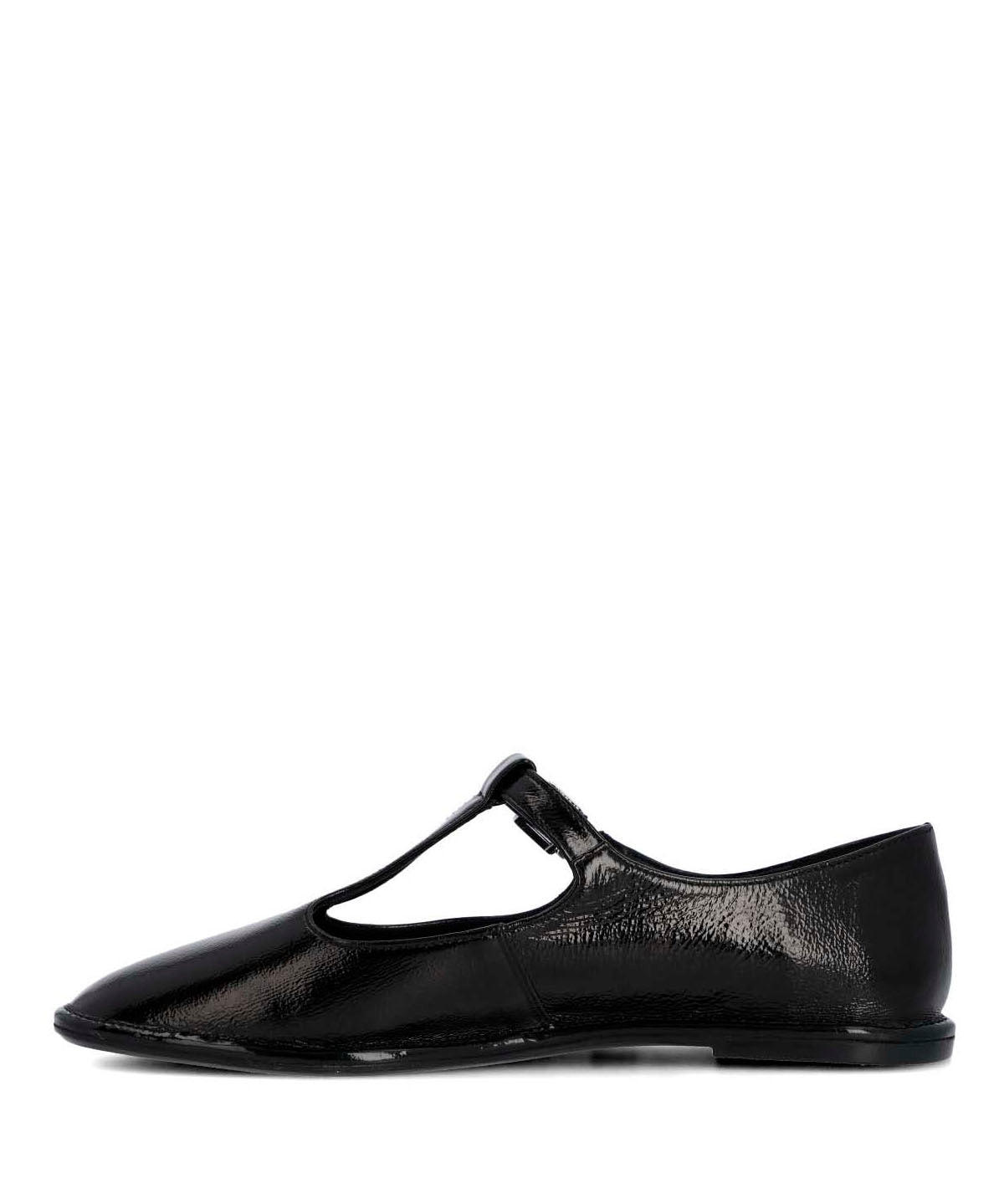 Ballerina Cuero Mujer Merly Negra