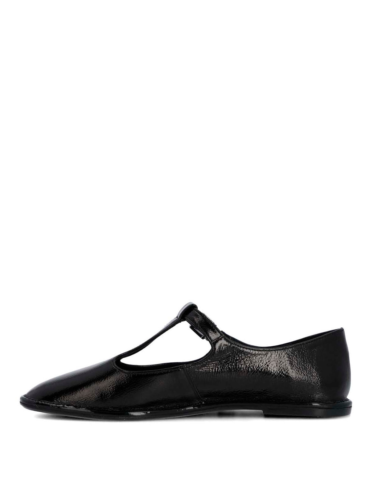 Ballerina Cuero Mujer Merly Negra