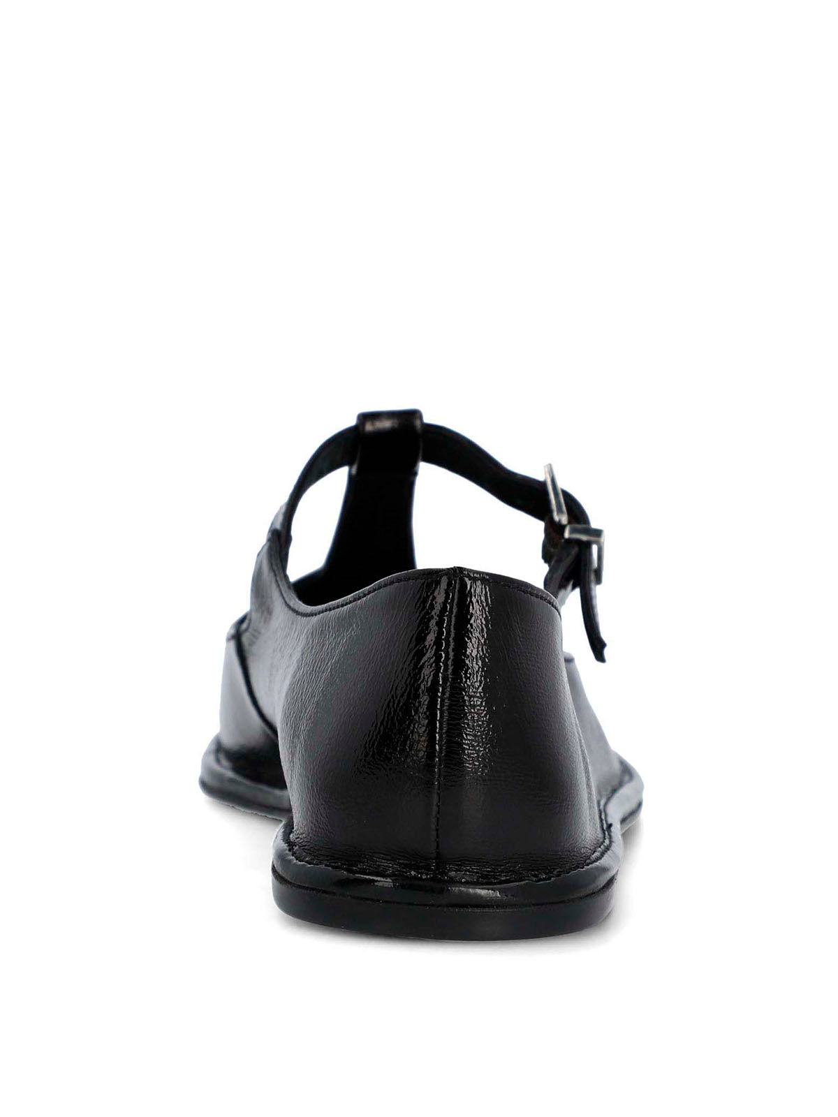 Ballerina Cuero Mujer Merly Negra