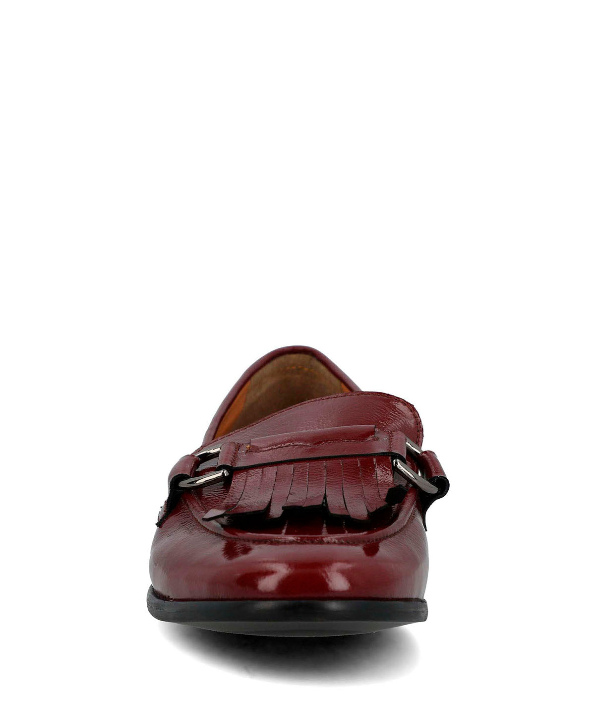Mocasin Cuero Mujer Taling Burdeo