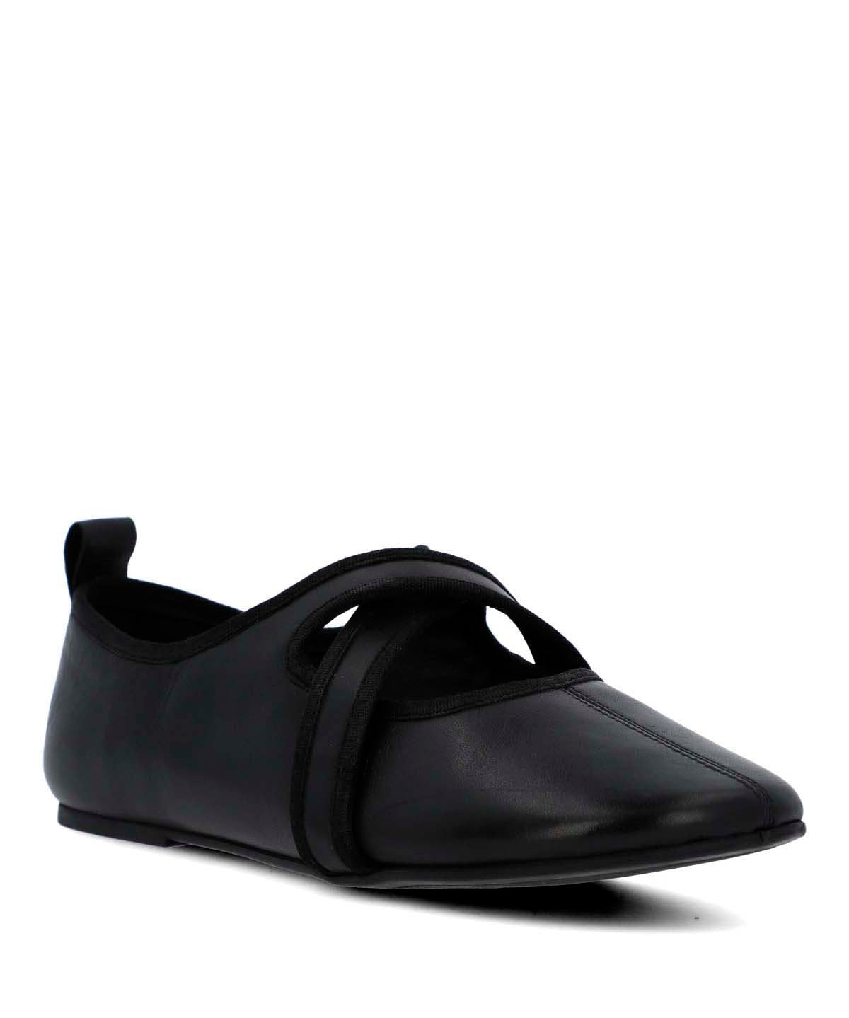 Ballerina Cuero Mujer Lales Negro