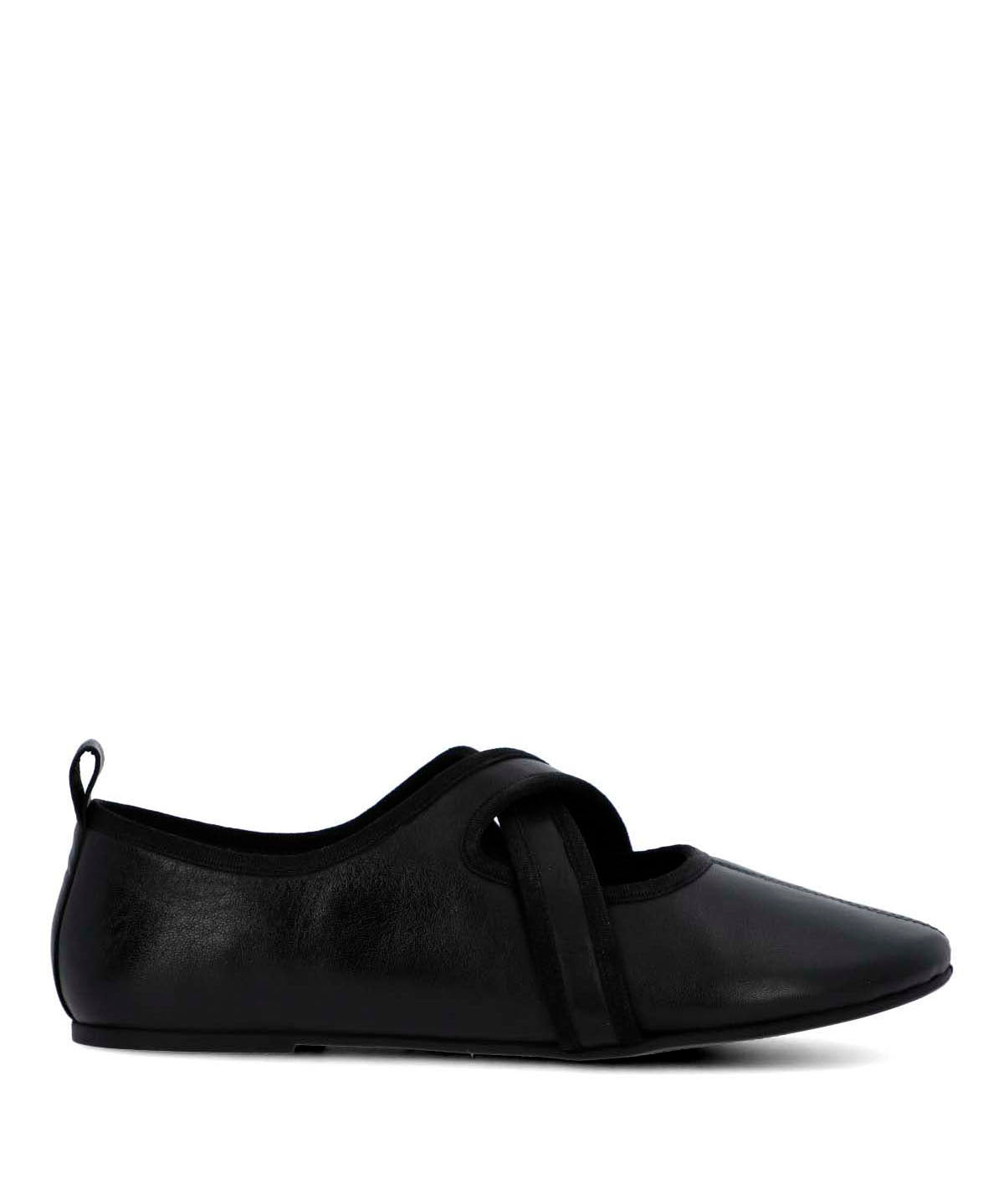 Ballerina Cuero Mujer Lales Negro