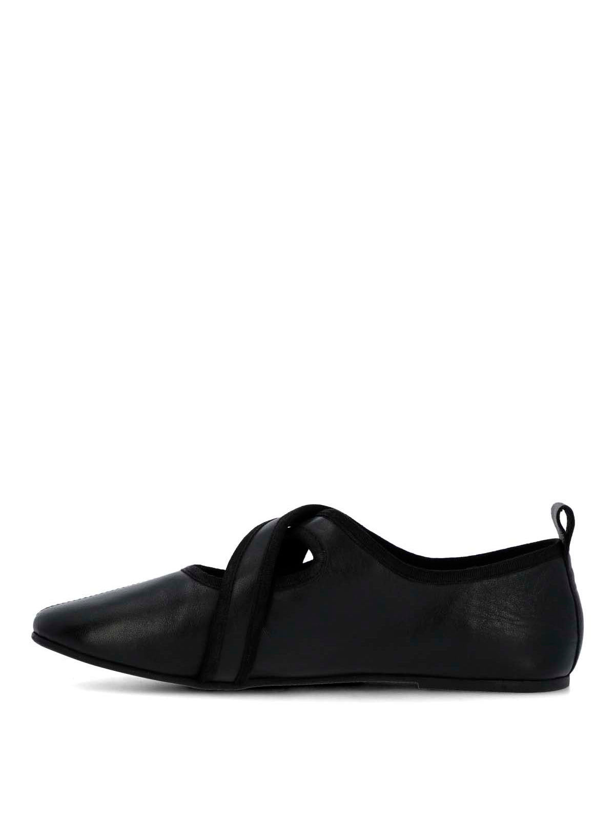 Ballerina Cuero Mujer Lales Negro