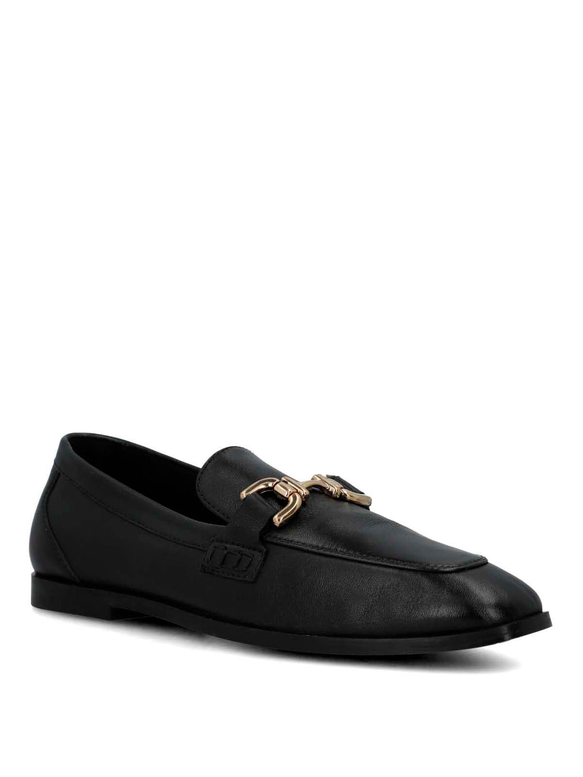 Mocasin Cuero Mujer Blume Negro