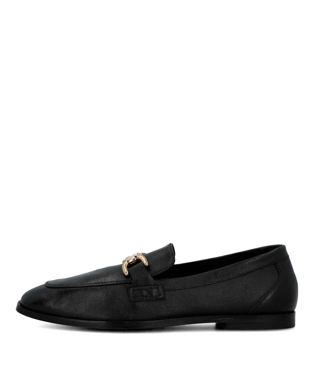 Mocasin Cuero Mujer Blume Negro