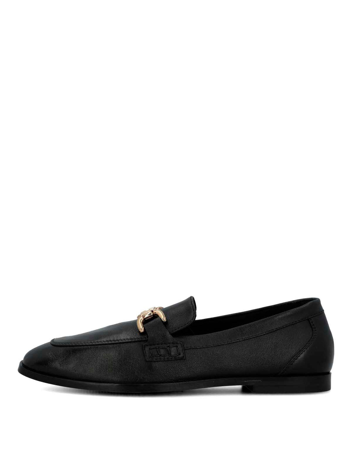 Mocasin Cuero Mujer Blume Negro