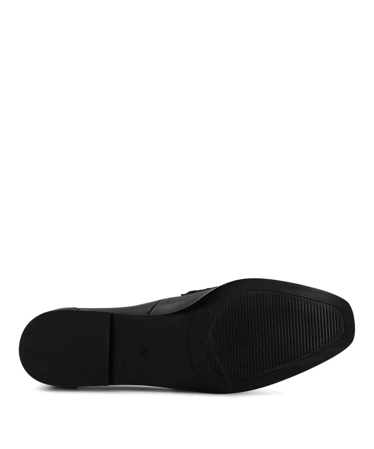 Mocasin Cuero Mujer Blume Negro