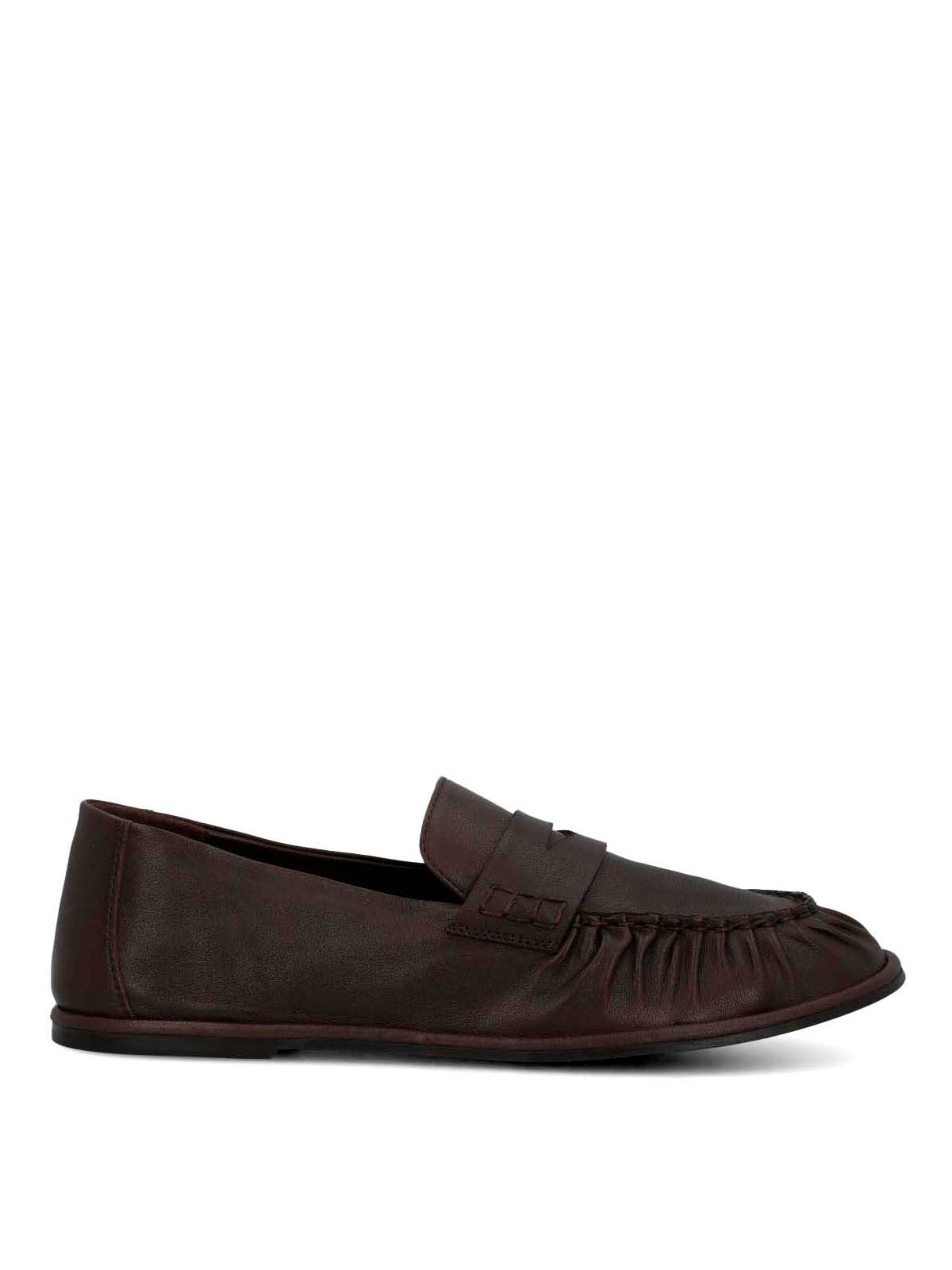 Mocasin Cuero Mujer Ninna Café