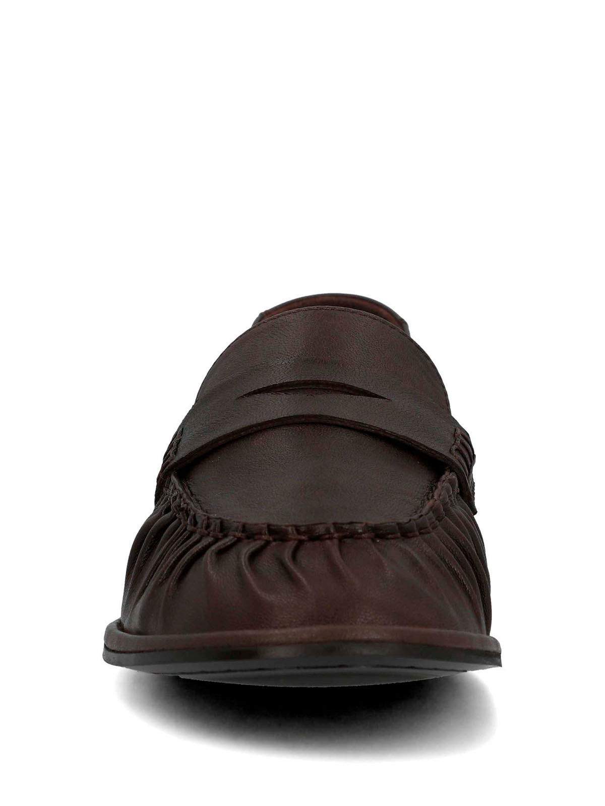 Mocasin Cuero Mujer Ninna Café