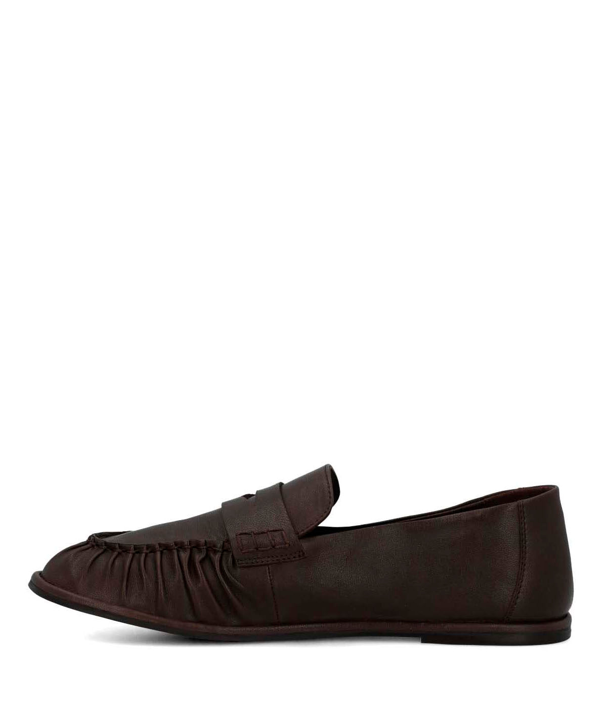 Mocasin Cuero Mujer Ninna Café