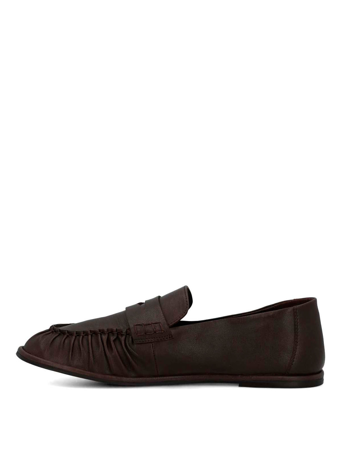 Mocasin Cuero Mujer Ninna Café