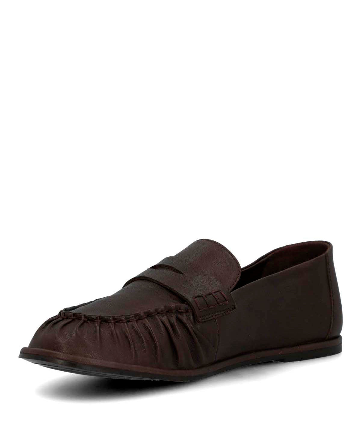Mocasin Cuero Mujer Ninna Café
