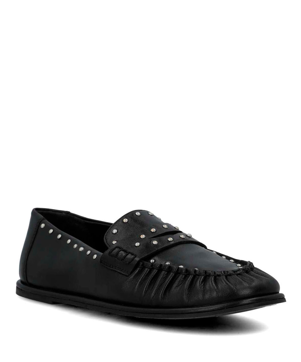 Mocasin Cuero Mujer Ninna Negro