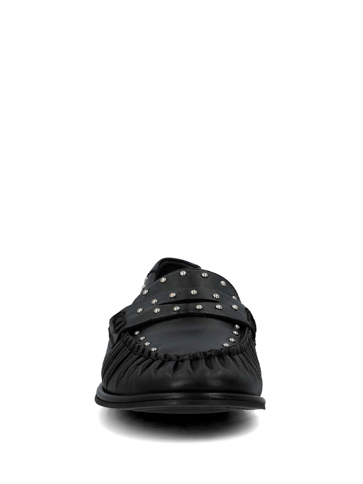 Mocasin Cuero Mujer Ninna Negro