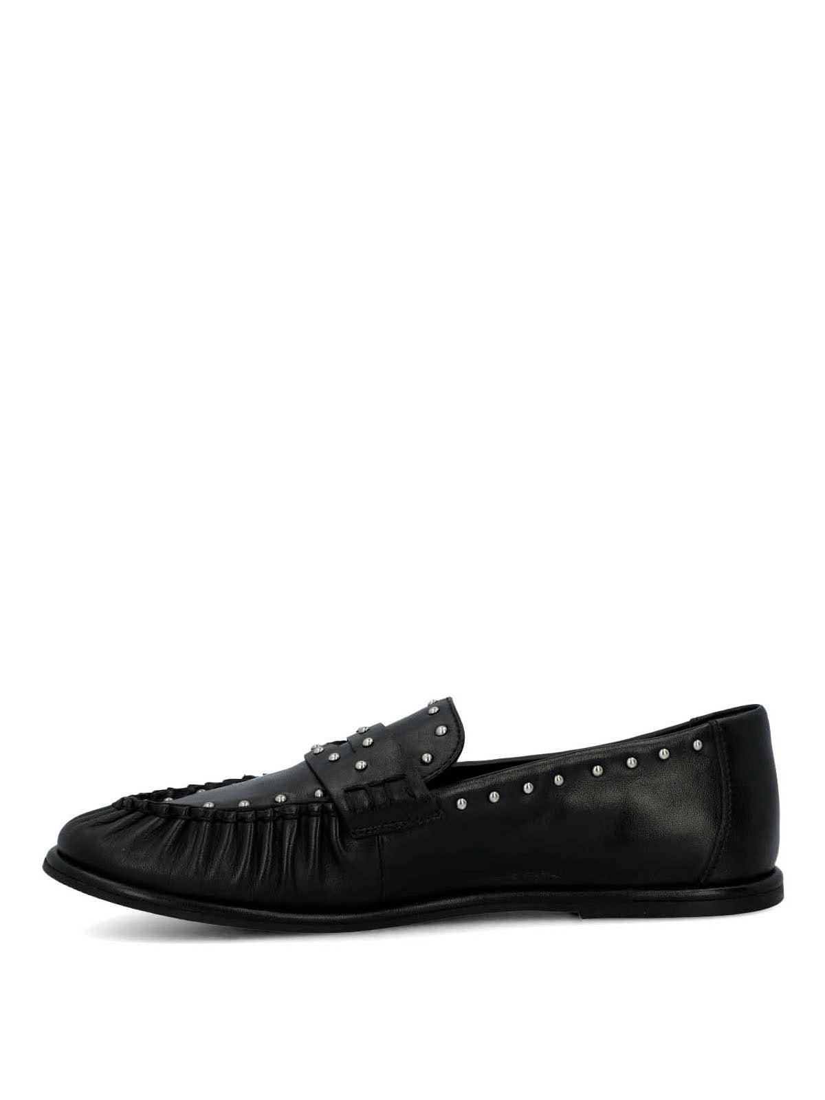 Mocasin Cuero Mujer Ninna Negro