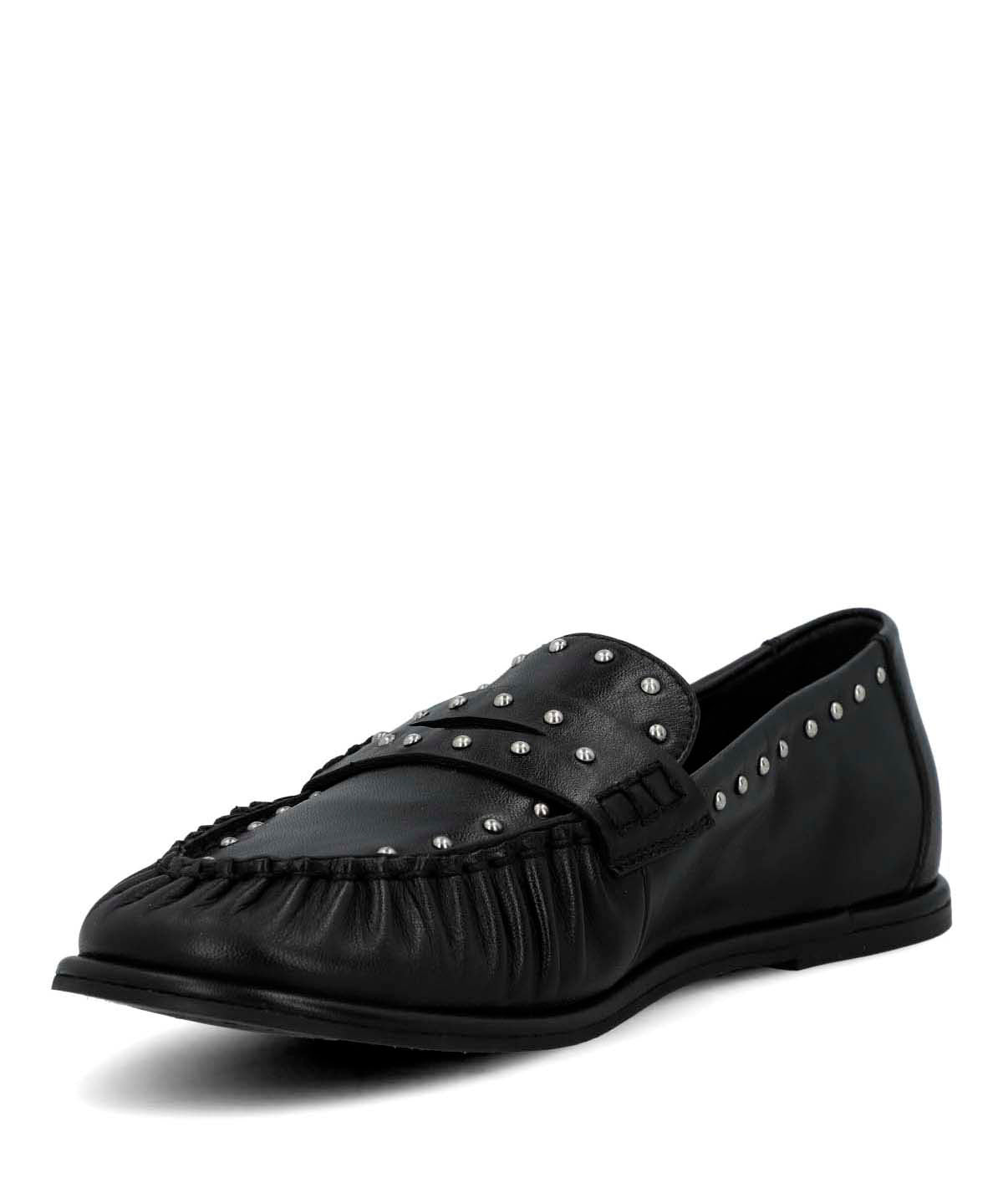 Mocasin Cuero Mujer Ninna Negro