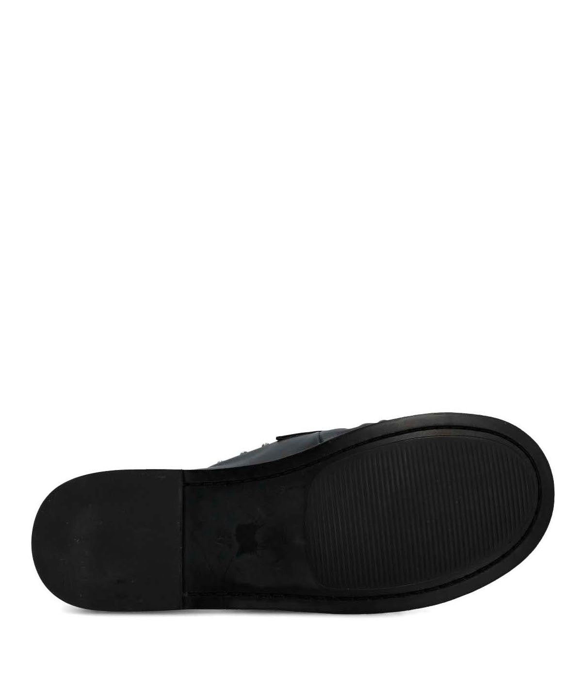 Mocasin Cuero Mujer Ninna Negro