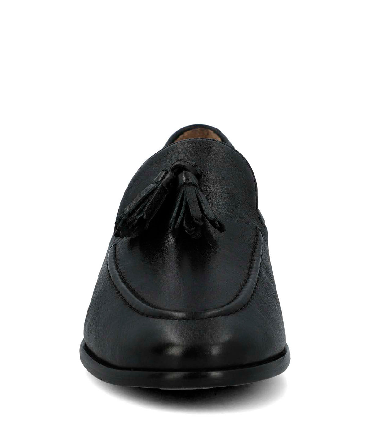 Mocasin Cuero Mujer Swart Negro