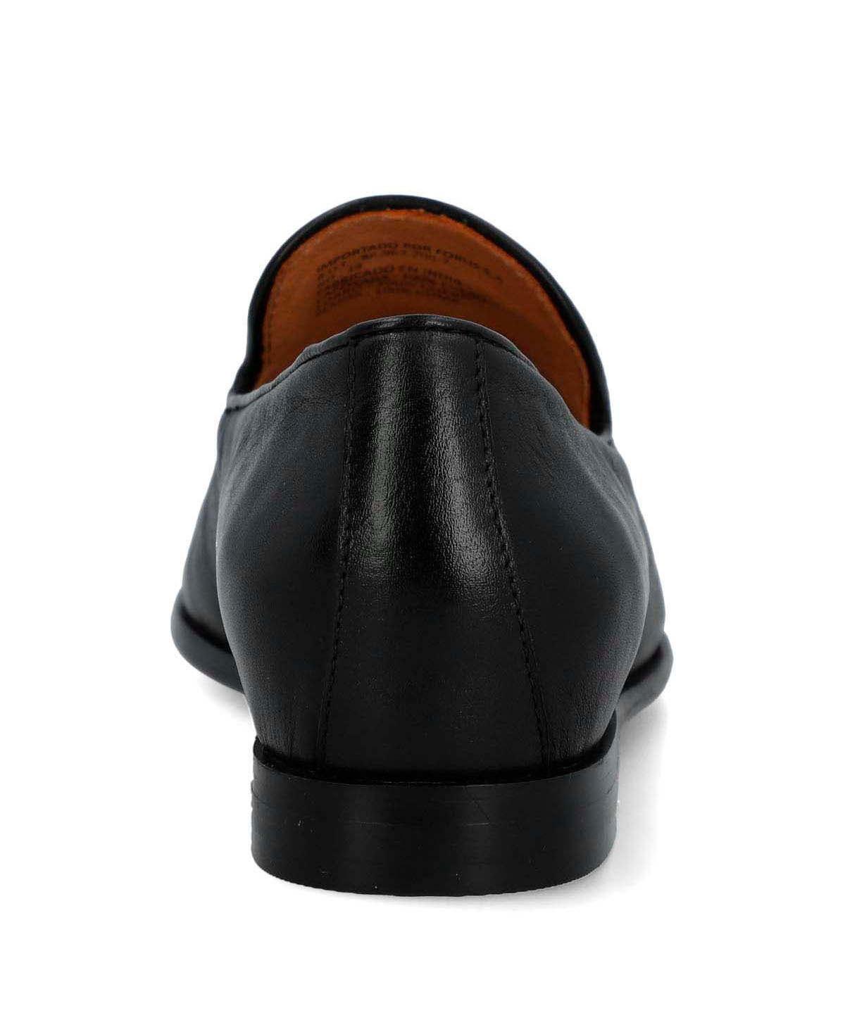 Mocasin Cuero Mujer Swart Negro